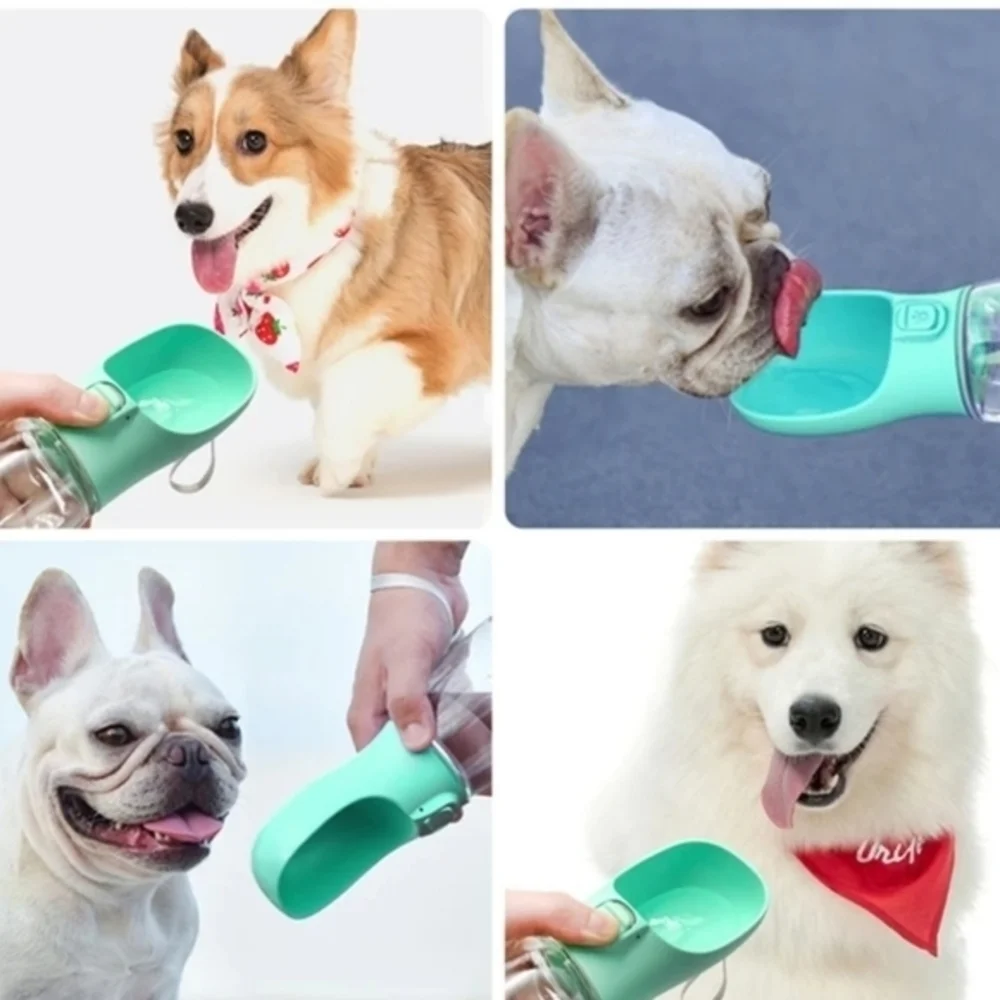 Portable‎ Dog Water Bottle Cream Color 350 ML